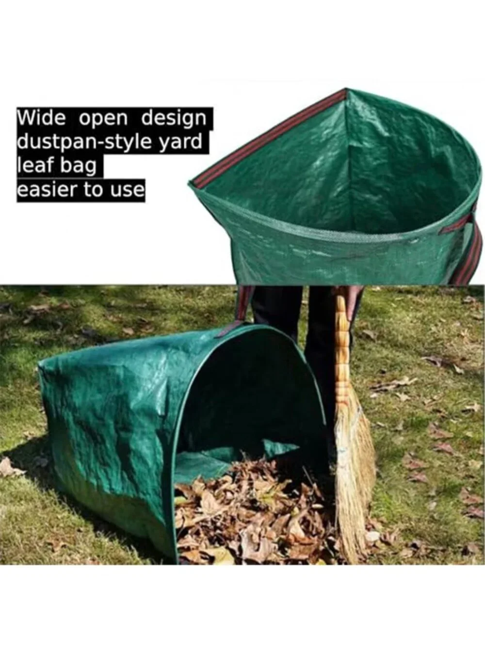 Collapsible Yard Waste Bags 72 Gallon Leaf Garden Lawn Bag Reusable 2 Pack